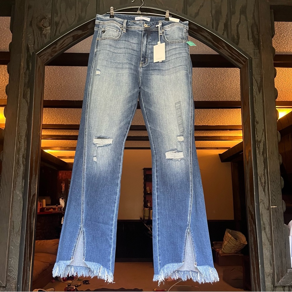 Kancan High Rise Flare Jeans